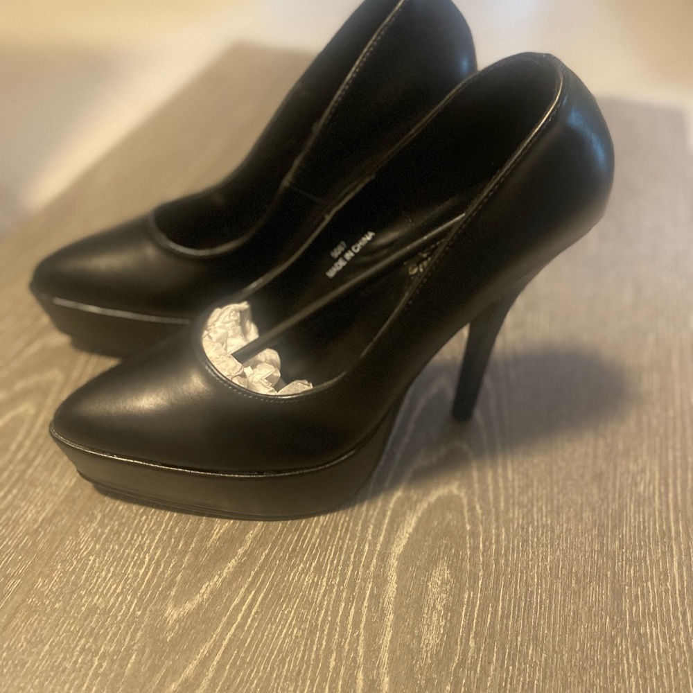 Black Platform Heels